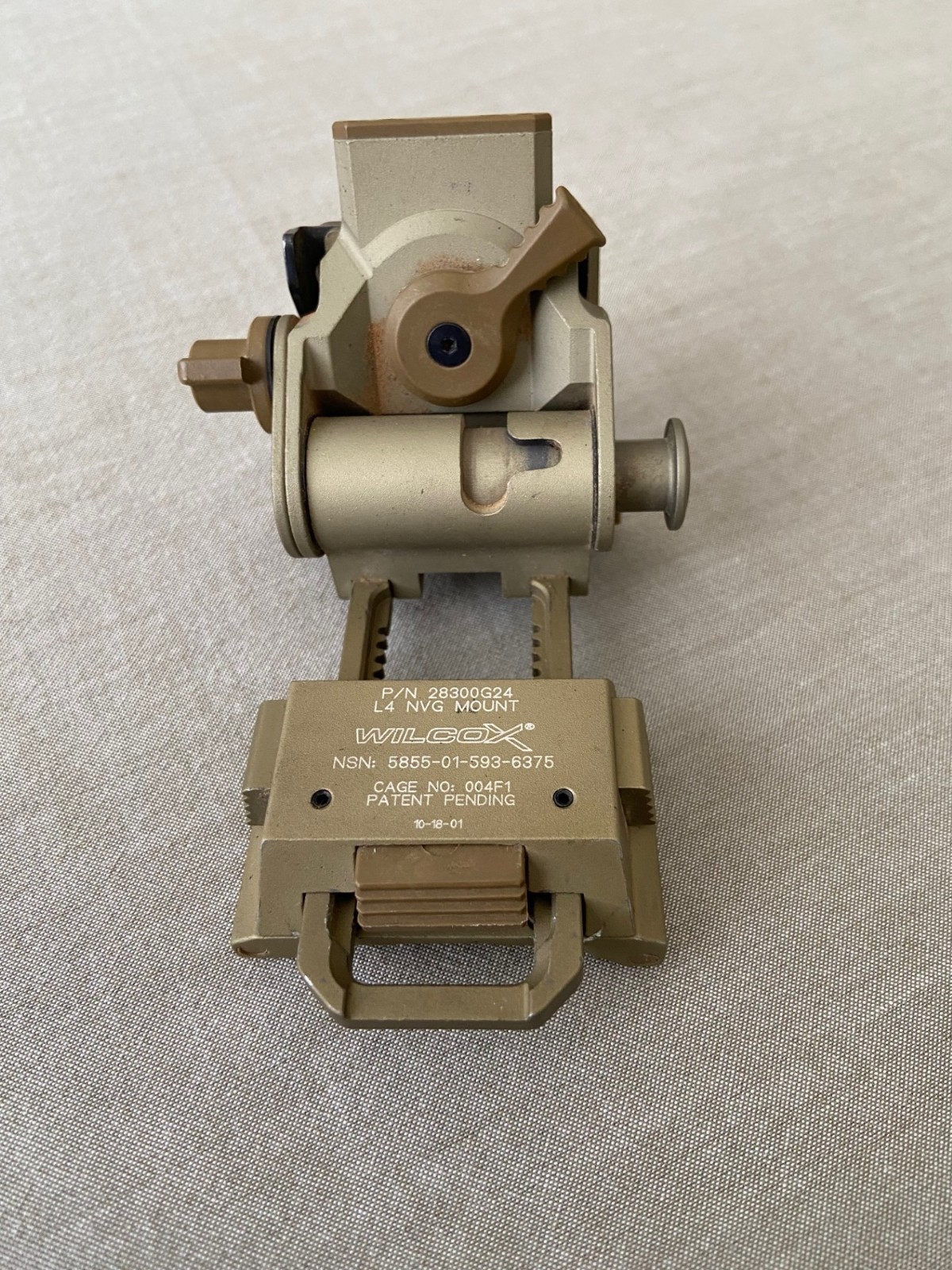 Wilcox Industries L4 G24 NVG Mount Tan NSW DEVGRU SEAL