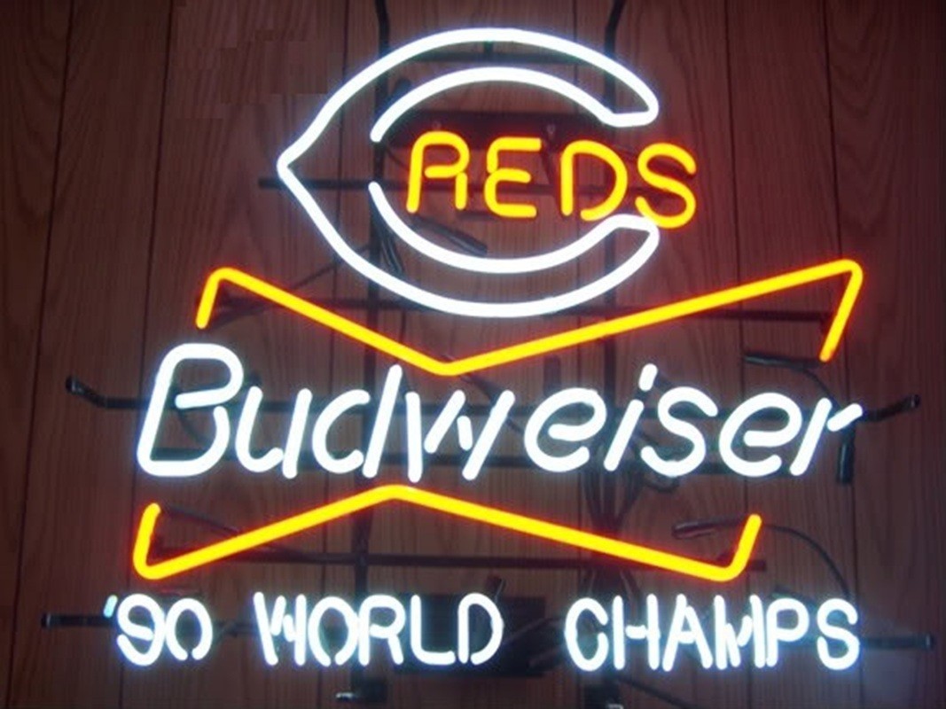 Cincinnati Reds 90\' World Champions Beer 24\