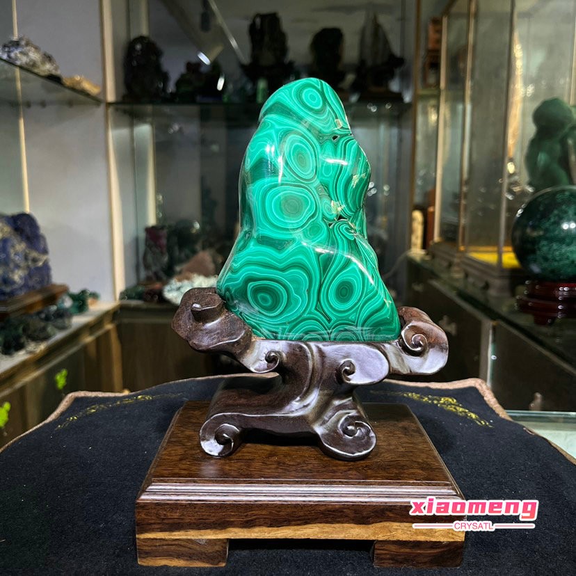5.4LB  Natural Polished Malachite Mineral freeform specimen Reiki Stone Healing