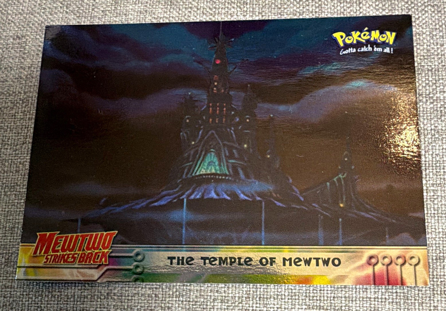 Topps 1999 Pokémon Mewtwo Strikes Back Movie Animation Edition #18 Temple