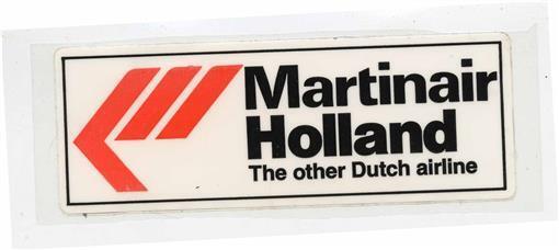 Martinair Holland The Other Dutch Airline Peel Off Sticker 