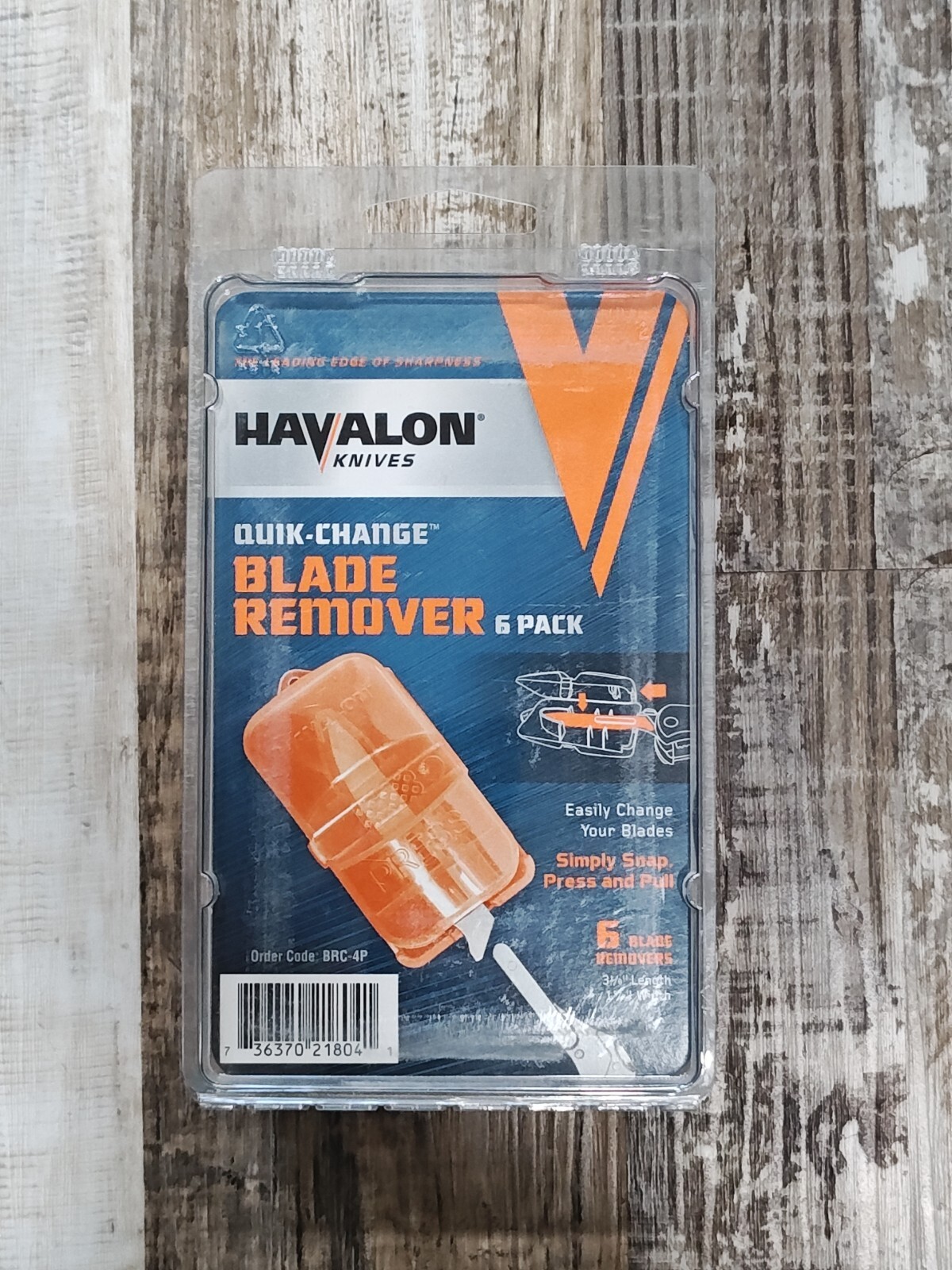 Havalon Quick-Change Blade Remover 6 Pack BRC-4P Brand New