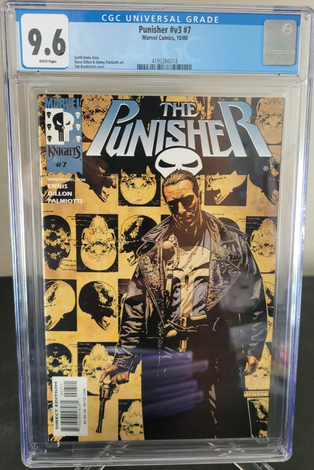 THE PUNISHER Vol 3 #7 CGC 9.6 GRADED MARVEL COMICS GARTH ENNIS STEVE DILLON