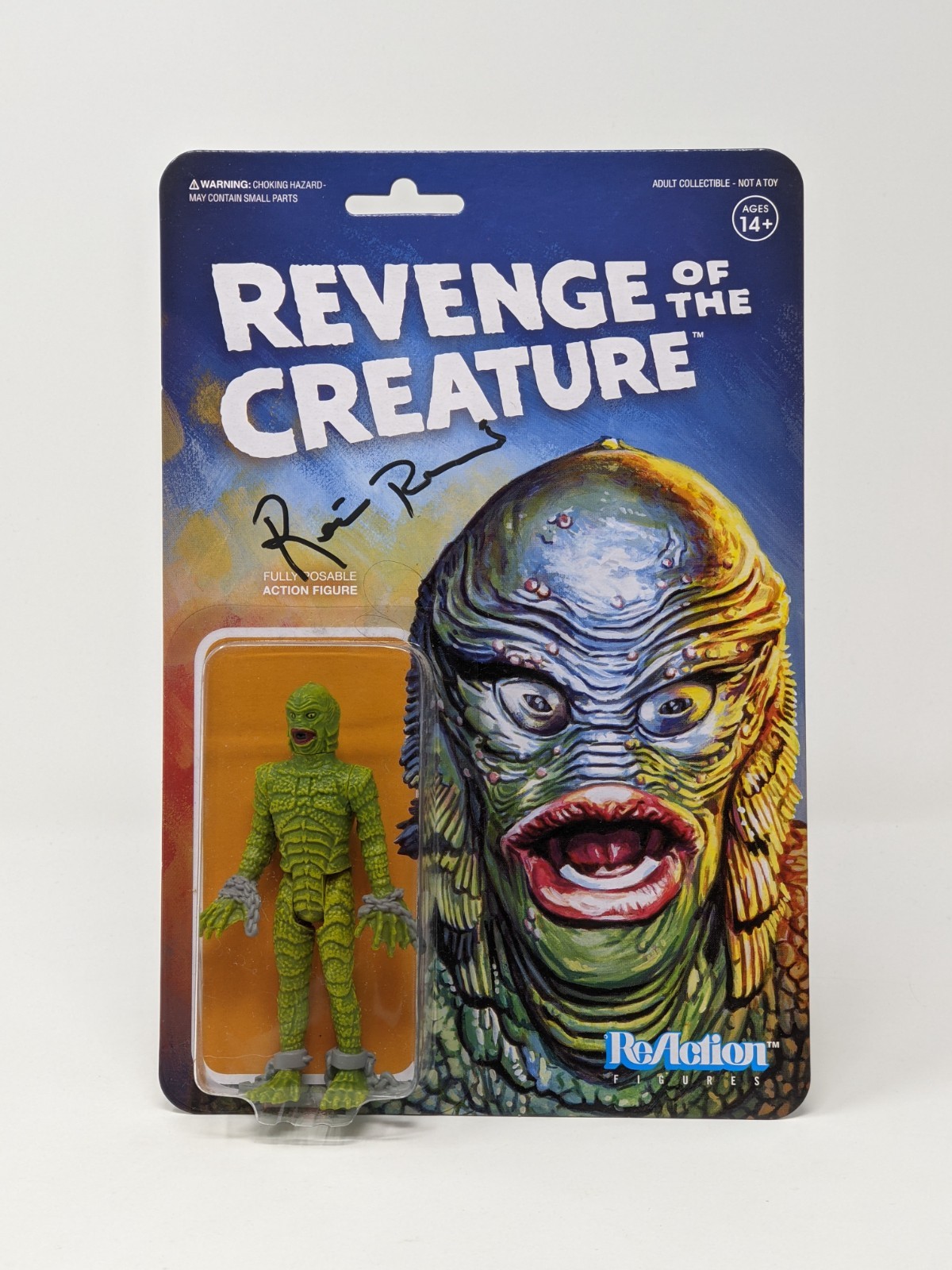 Ricou Browning Revenge of the Creature Signed ReAction Vinyl Figure JSA