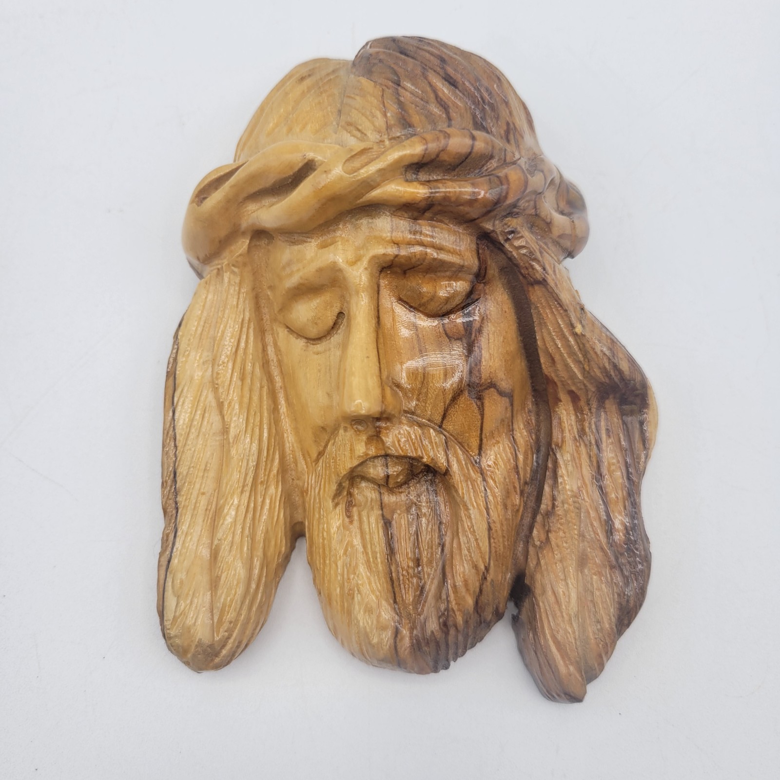 Olive Wood Jesus Christ Hand carved Art Made in Bethlehem Israel