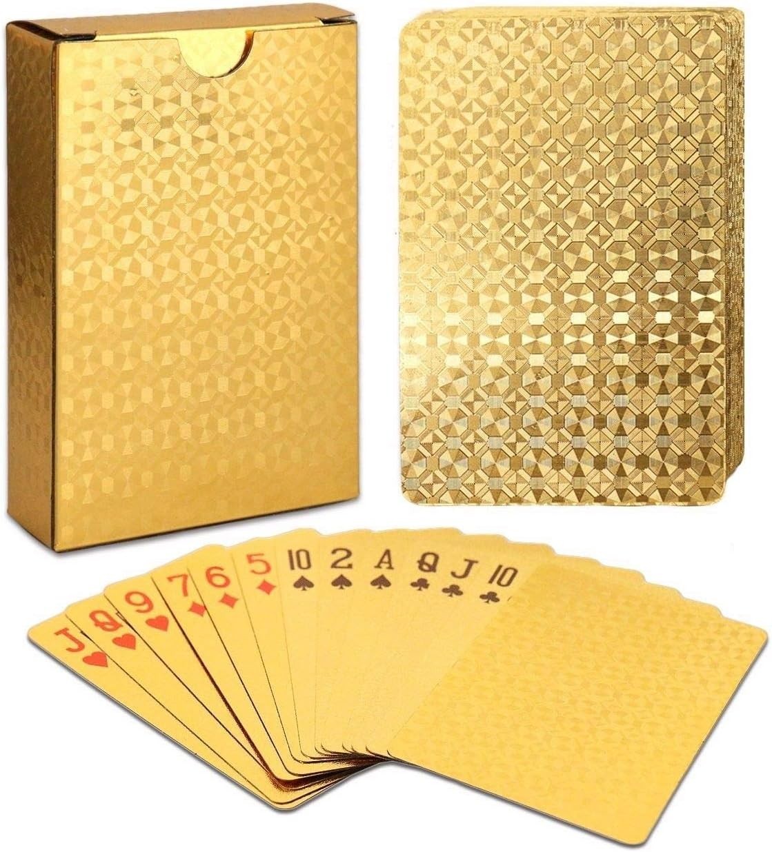 Ultimate Gold Playing Cards - Stylish Poker Deck for Campers & Gatherers