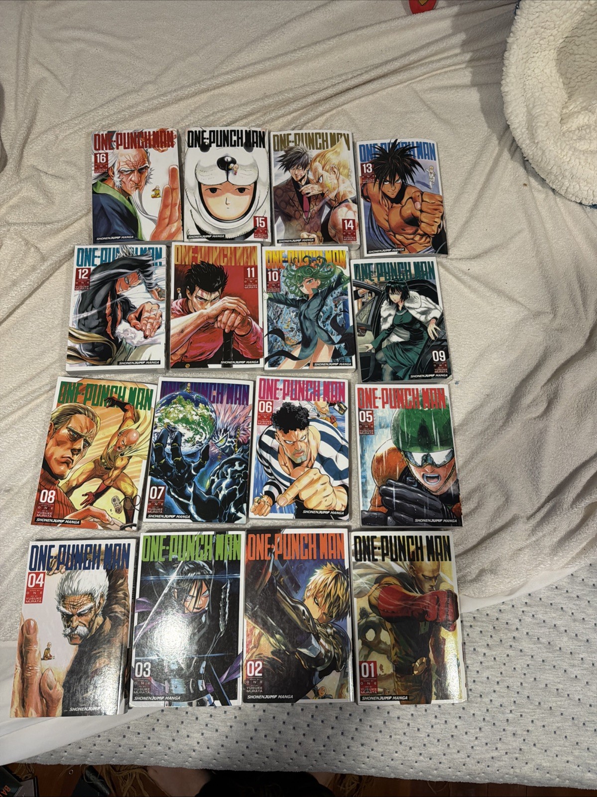 One Punch Man Manga Lot 16 Volumes 1-16