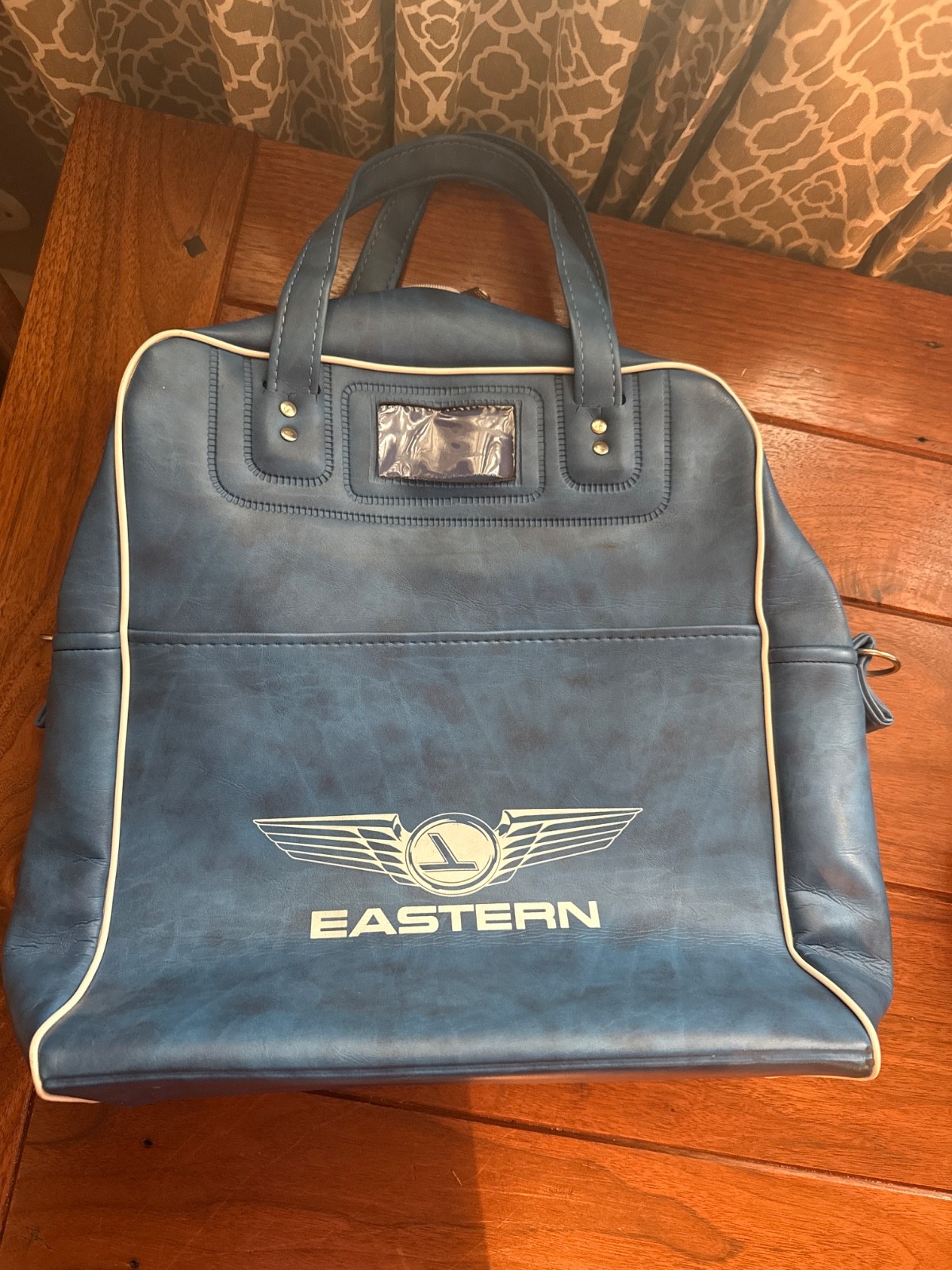 Eastern Airlines Travel Bag Carry-on Vintage Blue Airline Textile Mfg. Co.