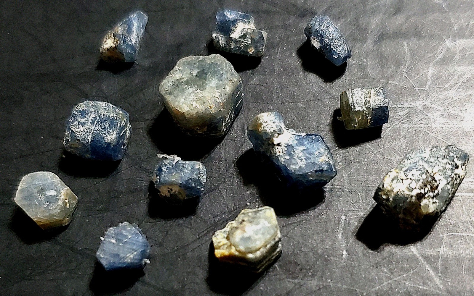 27.65ct 12PC Total Blue Star Sapphire Facet/Cab Quality Rough Lot From Sri Lanka 27.65ct 12PC Total Blue Star Sapphire Facet/Cab Quality Rough Lot From Sri Lanka