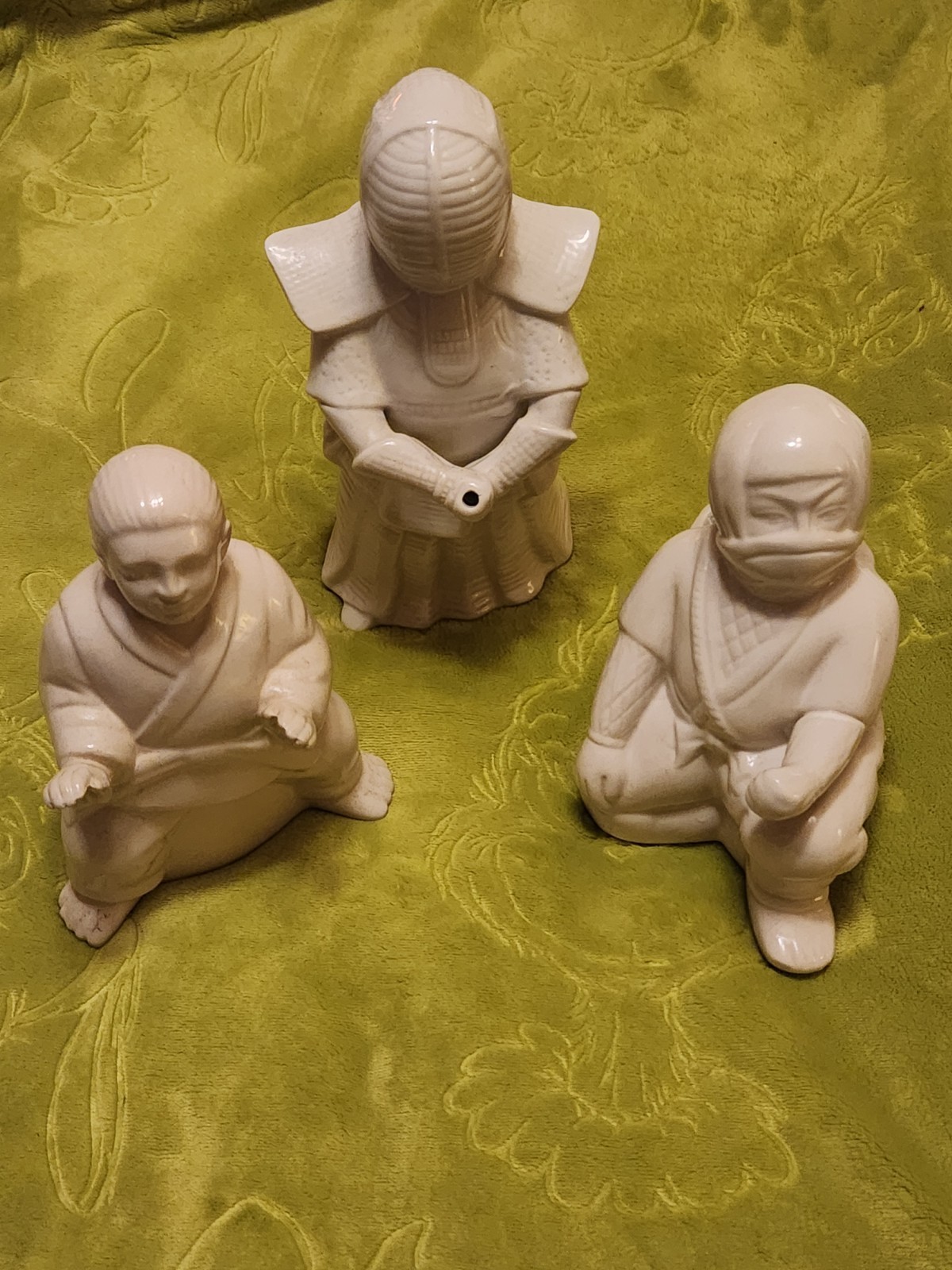 Three Vintage Benihana Asian Drinking Figurines