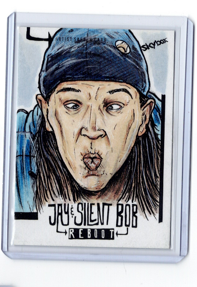 2023 UD Jay And Silent Bob Reboot Jason Mewes Sketch by Nicholas Baltra 1/1