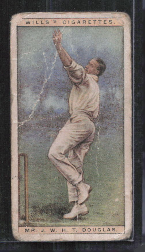 1928 W.D. & H.O. Wills Cricketers, 1928 #5 Mr. J.W.H.T. Douglas - Essex 1928 W.D. & H.O. Wills Cricketers, 1928 #5 Mr. J.W.H.T. Douglas - Essex