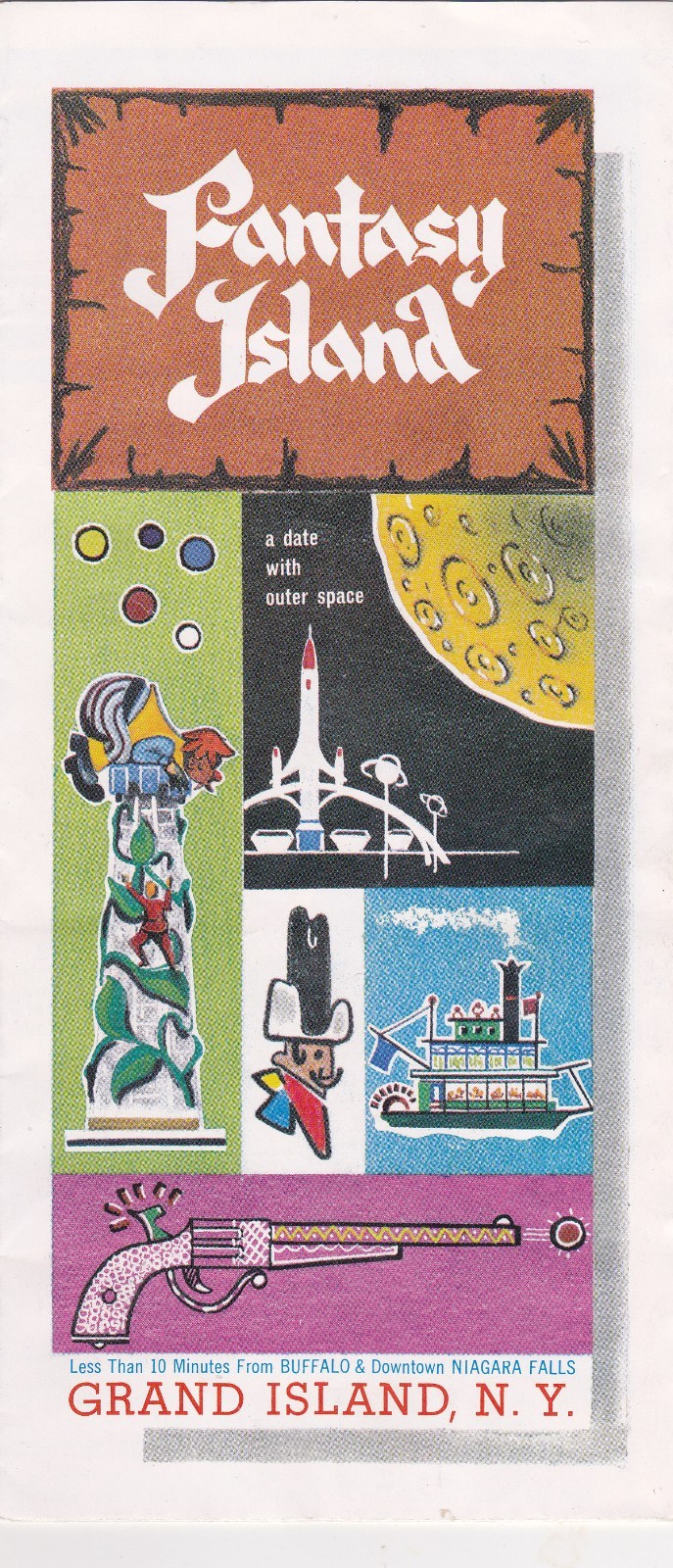 1960\'s Fantasy Island Theme Park Grand Island New York Brochure