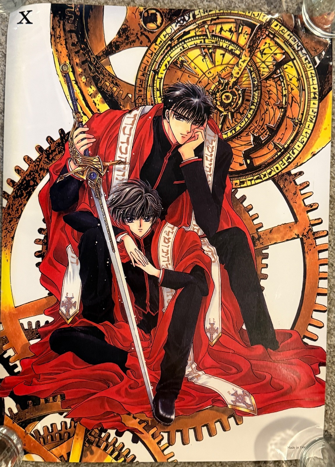 RARE Vintage CLAMP X 1999 Anime Poster 21x15