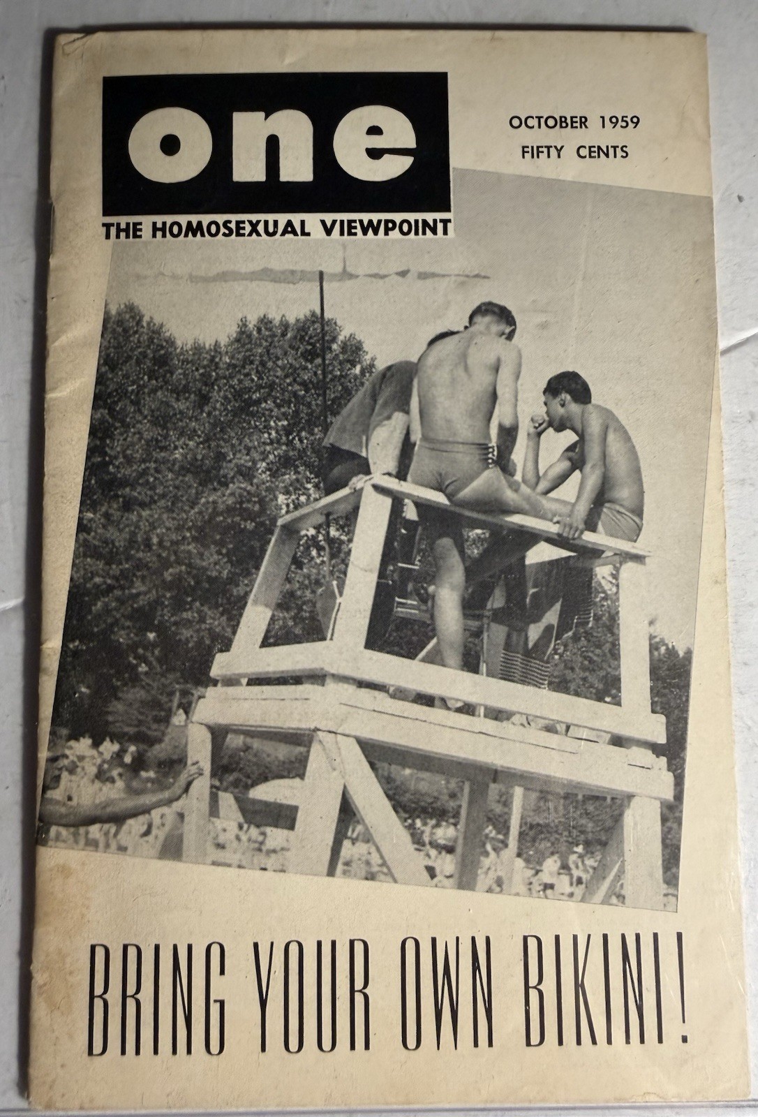 ONE VIEWPOINT -OCTOBER 1959 - VTG CULTURE PHOTOGRAPHY ART MAGAZINE GAY INTEREST