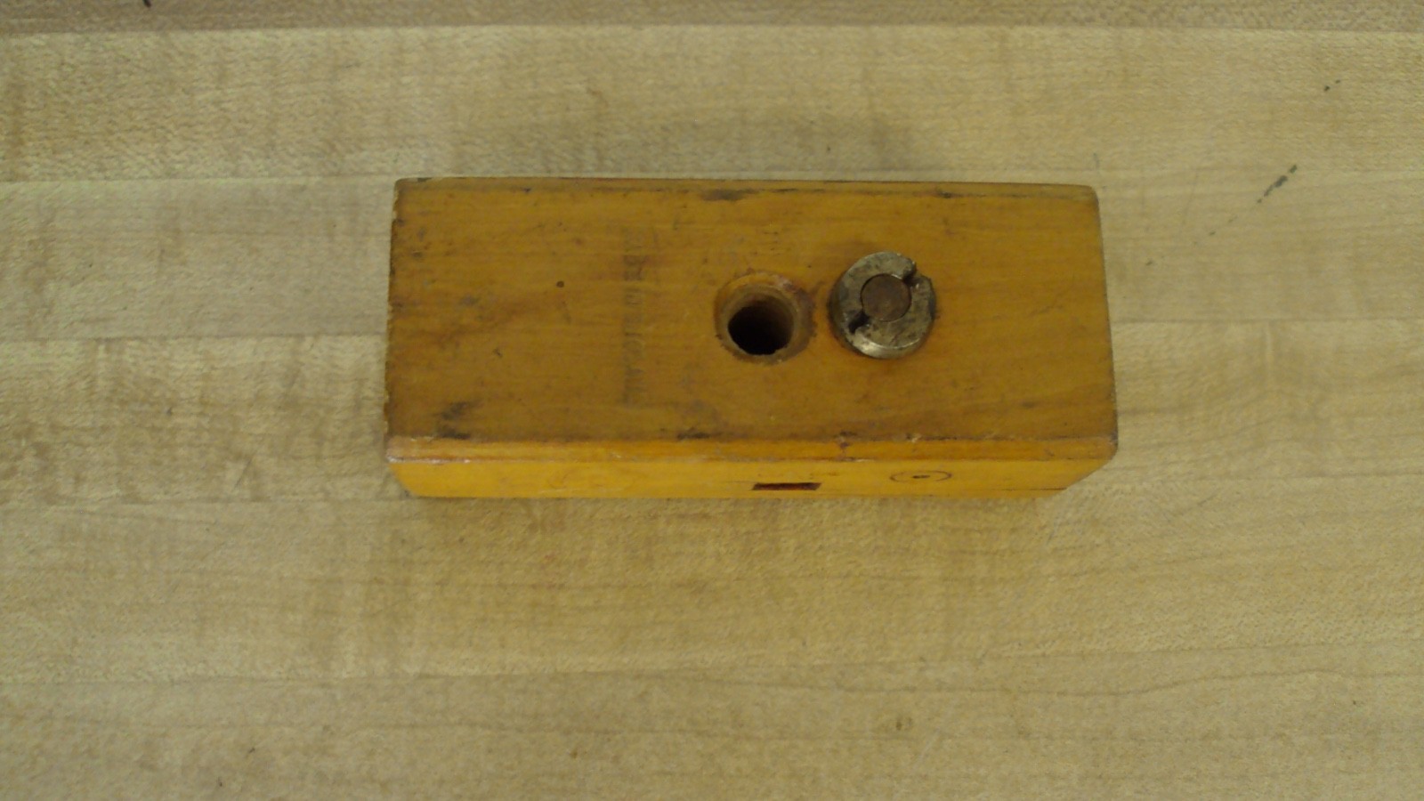 Vintage Marples Wood Screw Box 3/8