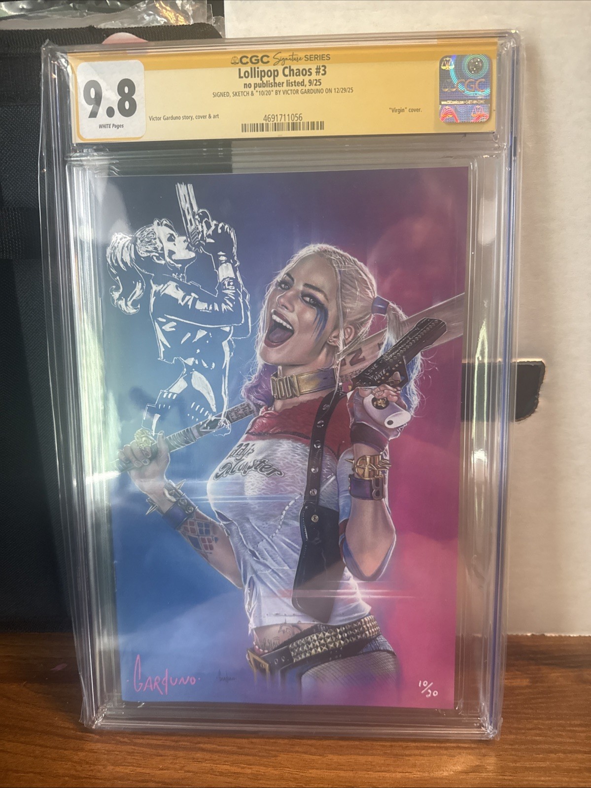 HARLEY QUINN MARGOT ROBBIE   LOLLIPOP 🍭 LEGACY #3 CGC 9.8 REMARK GARDUNO #10/20