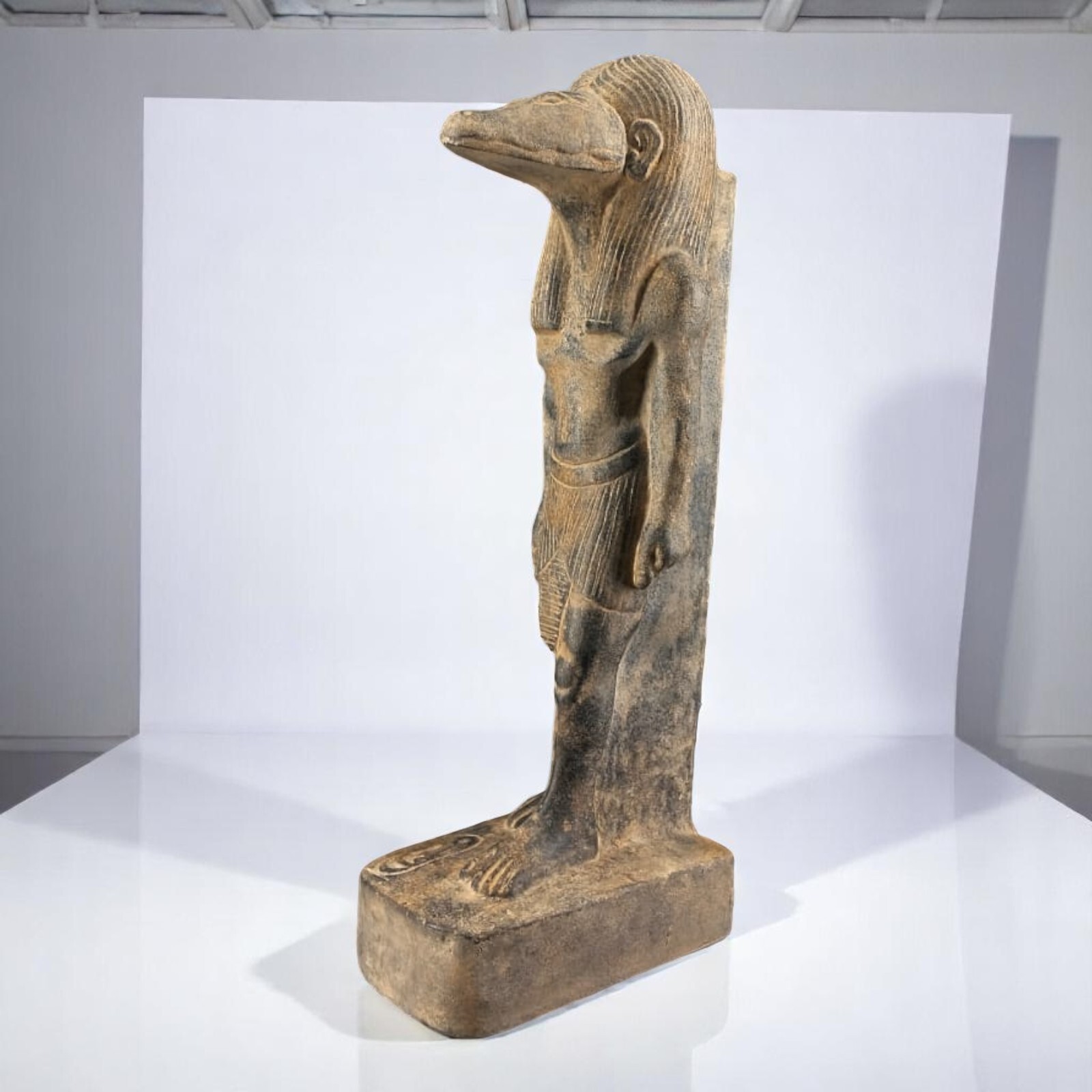Rare Ancient Egyptian God Sobek Unique Statue Pharaonic Antique Mythology BC