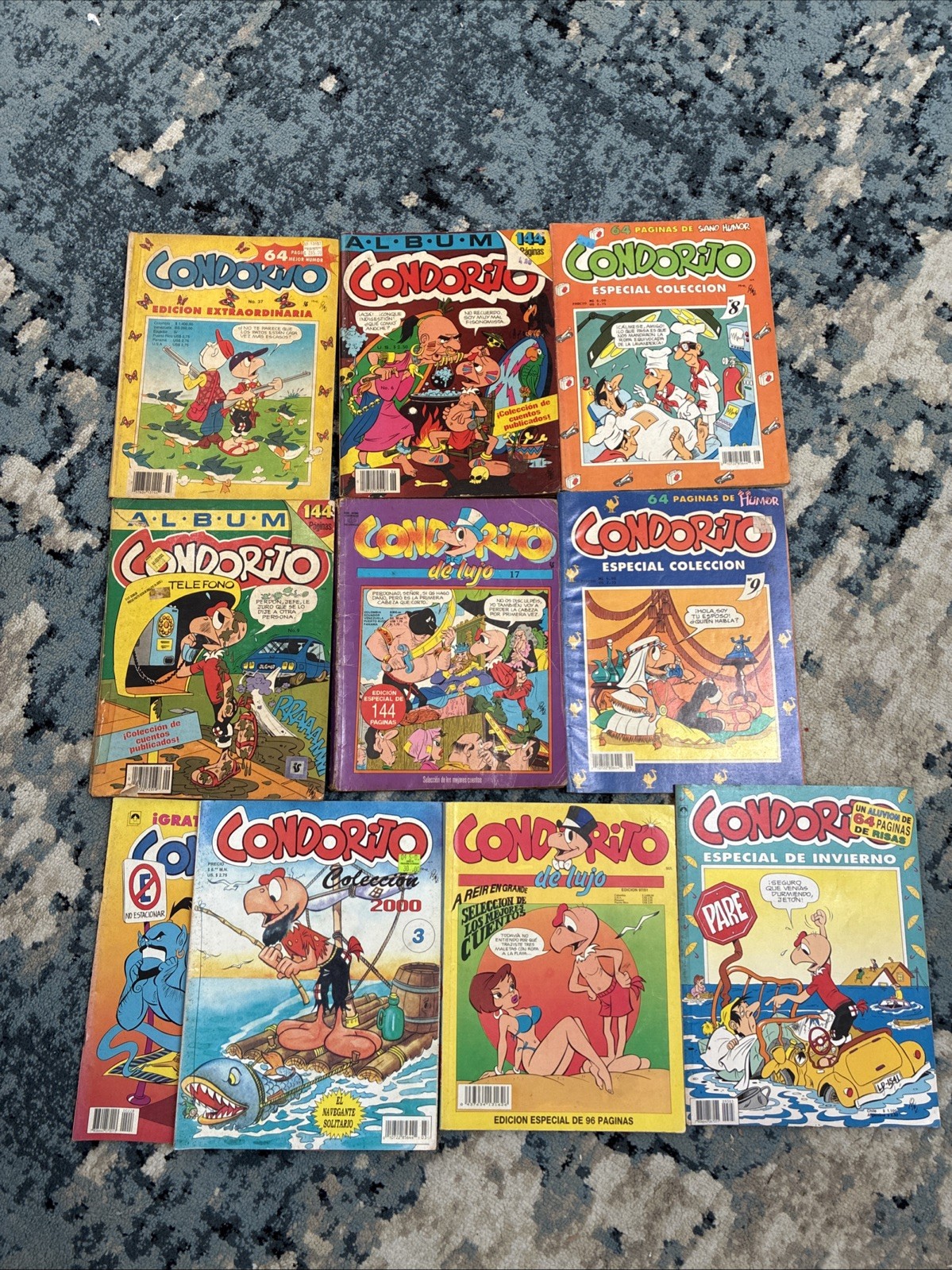 Condorito Comics Lot  (10 Comics ) Lote de 10 cómics  de Condorito 80’s-90’s 💎