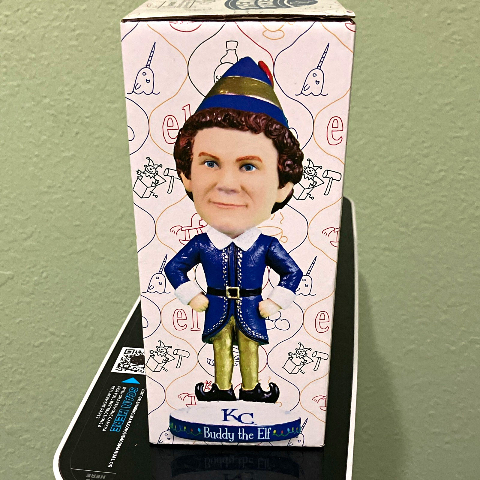 Buddy the Elf Figurine Christmas in July Kansas City Royals SGA Buddy the Elf Figurine Christmas in July Kansas City Royals SGA