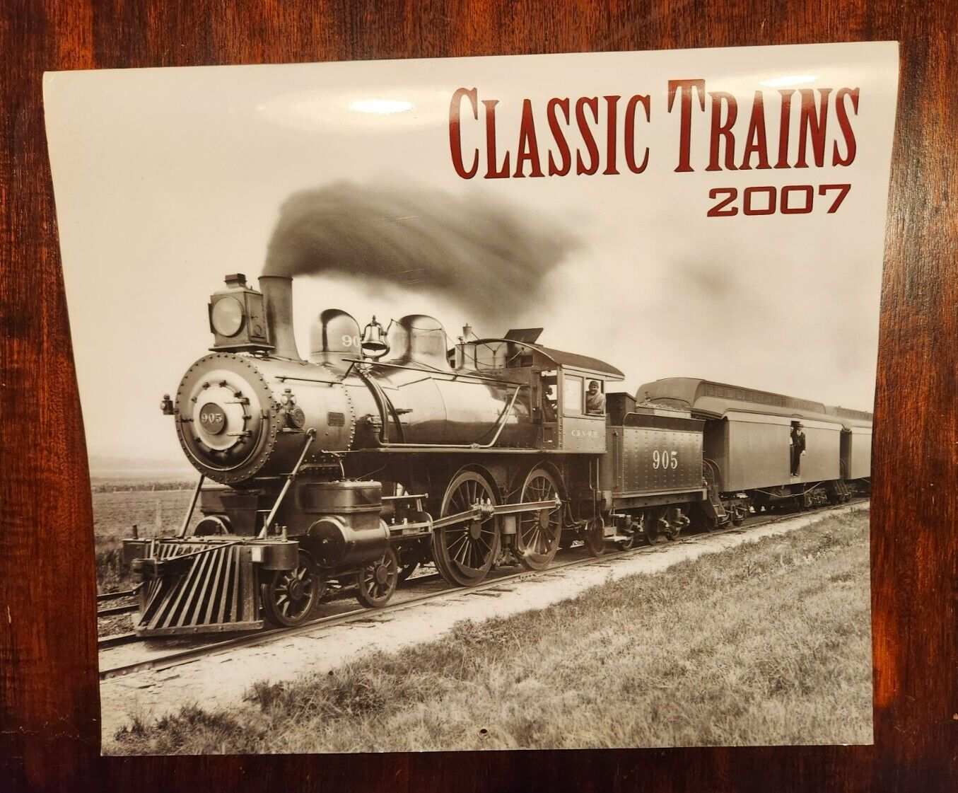 Classic Trains 2007 Calendar - published by Barnes & Noble - used
