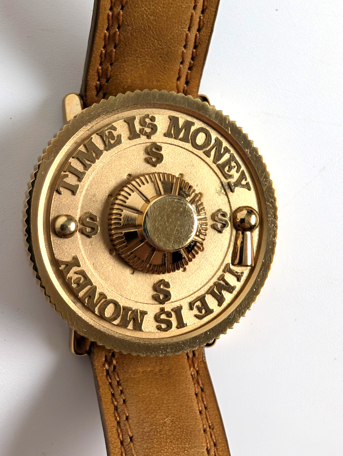 Vintage 1992 Pedre Disney Scrooge McDuck Time Is Money Vault Watch Working