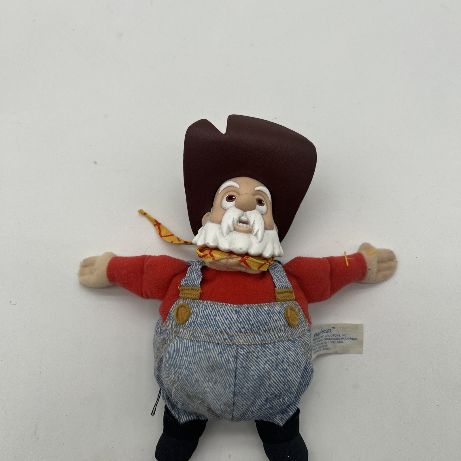 Toy Story 2 Prospector Stinky Pete mini bean bag plush Mattel star bean Toy Story 2 Prospector Stinky Pete mini bean bag plush Mattel star bean