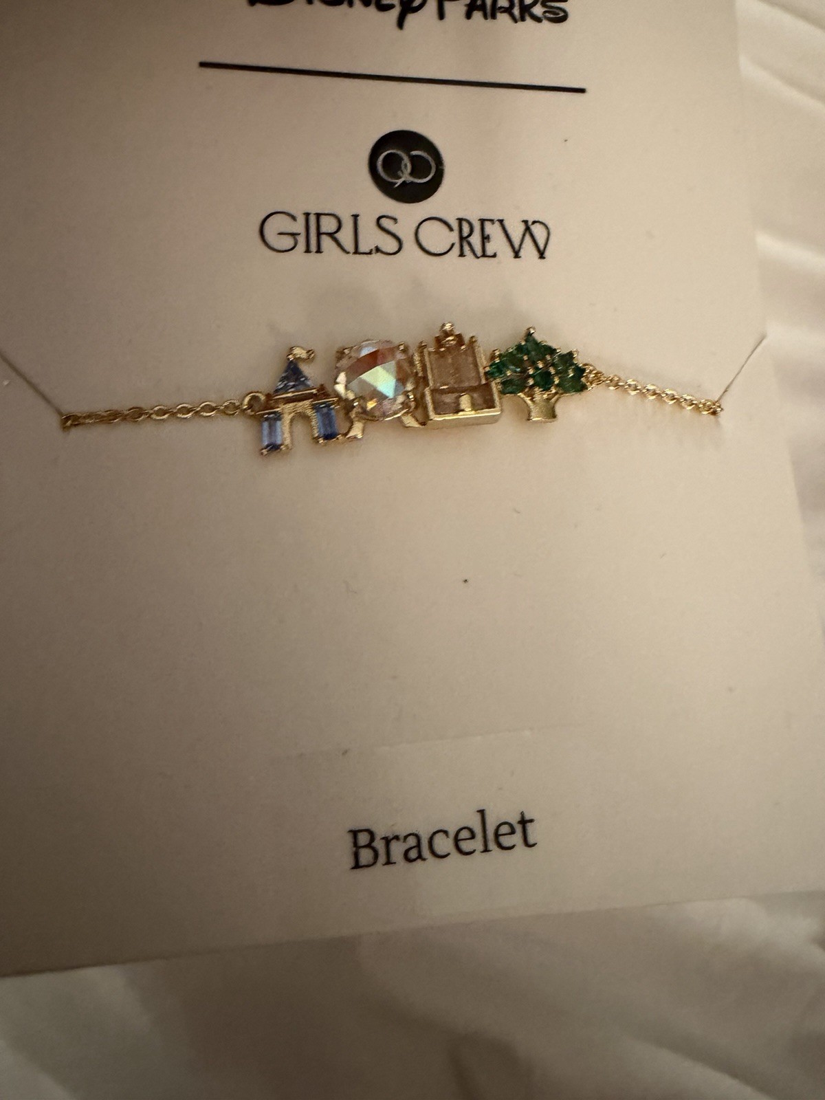 2026 Girls Crew Disney Parks - WALT DISNEY WORLD 4 Four Parks Icon Bracelet