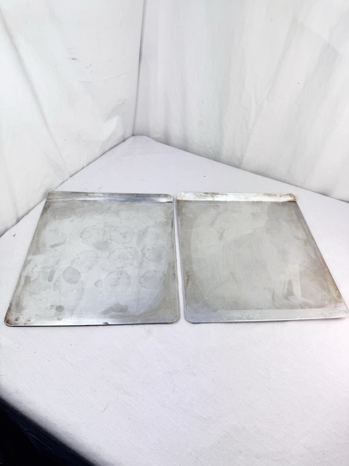 2 Vtg Wear Ever Air Bake Aluminum Cookie Sheet Double Wall Bake 12x14 Insulated