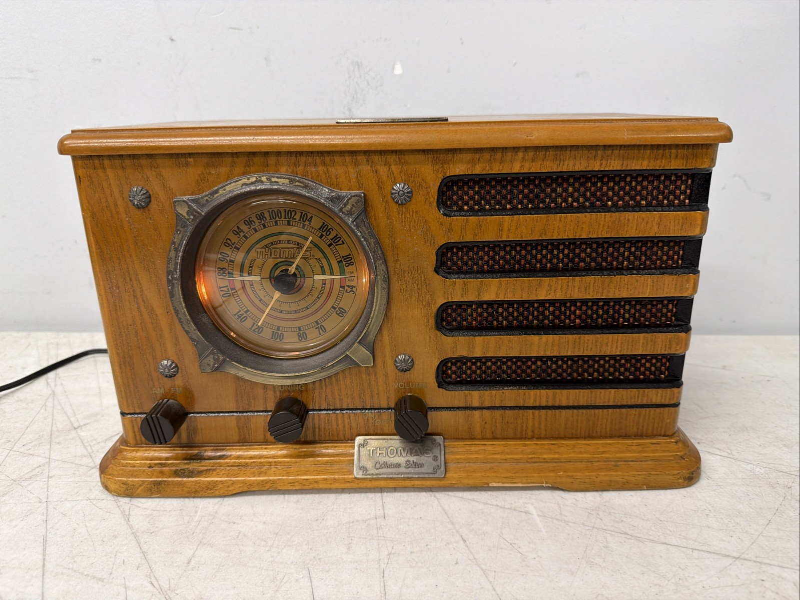 VTG Thomas Collectors Edition TPC-101 Radio Cassette Tape Player - Working
