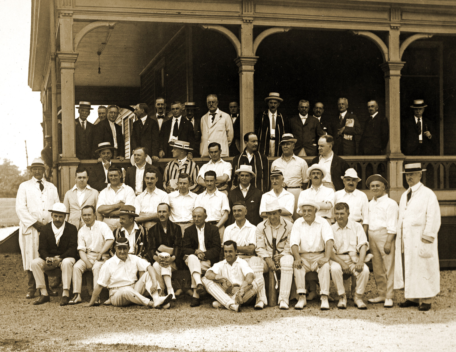 1918 British & American Cricket Teams Old Vintage Photo 8.5\ 1918 British & American Cricket Teams Old Vintage Photo 8.5\