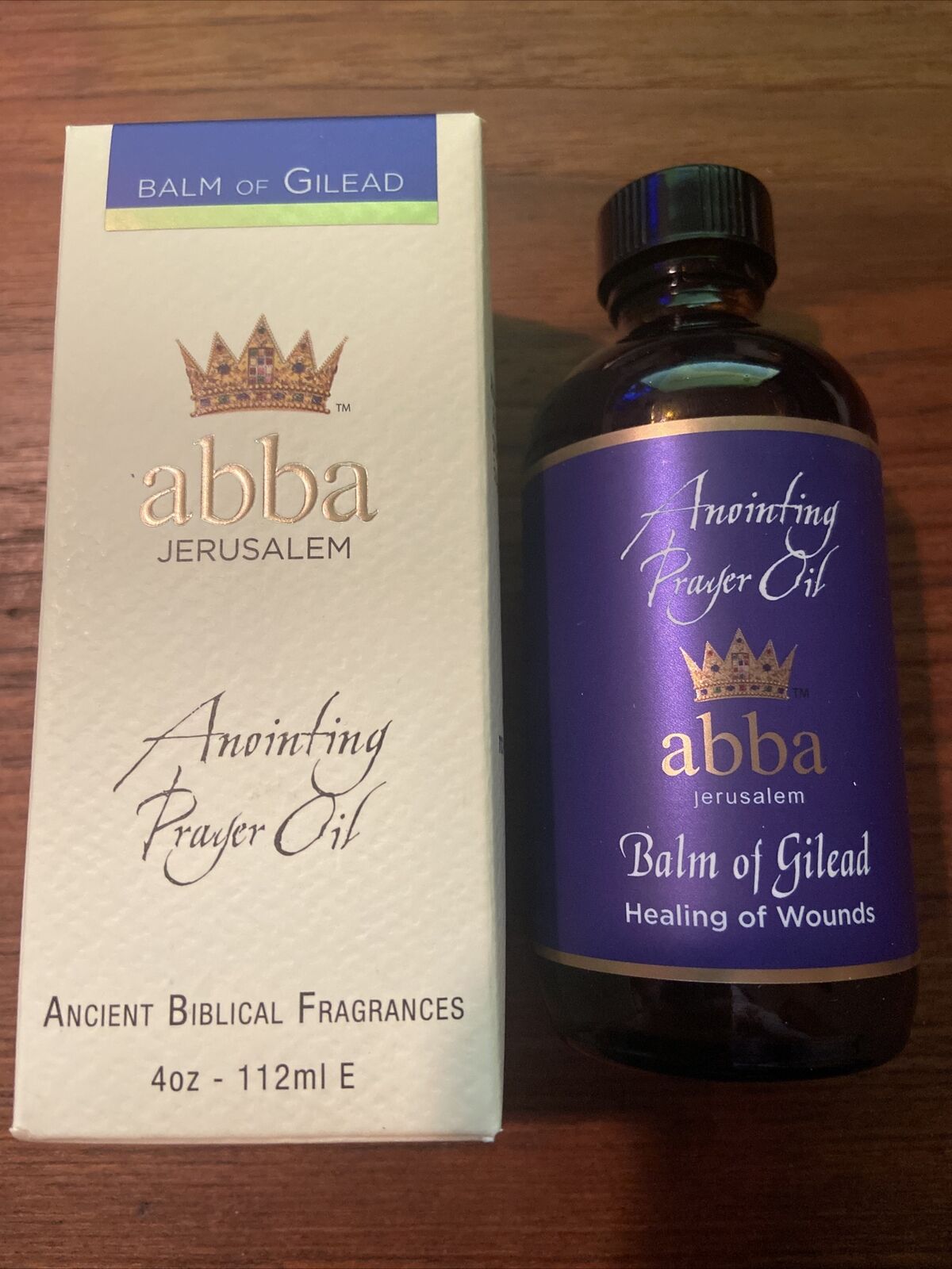 Abba Jerusalem Anointing Oil Balm of Gilead 4oz Altar Size - Healing