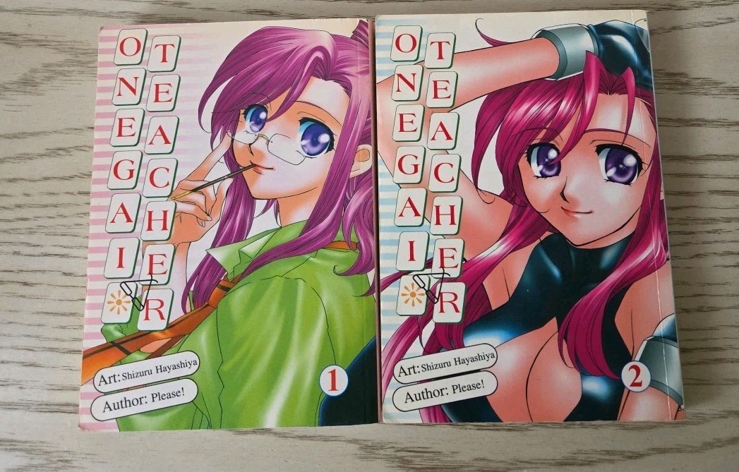 ONEGAI TEACHER Please Manga Comic Set 1 & 2 SHIZURU HAYASHIYA English 1st Editio