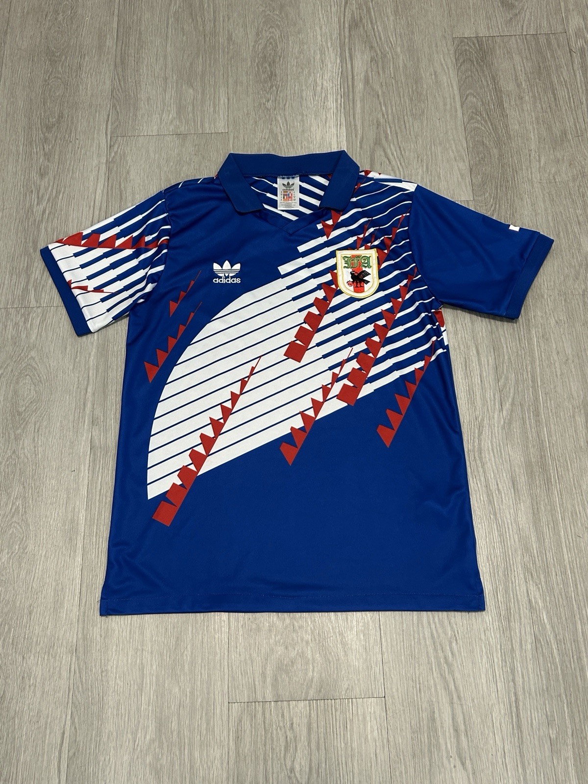 Authentic Vintage 1993 Adidas Japan National Soccer Team Jersey Home Medium