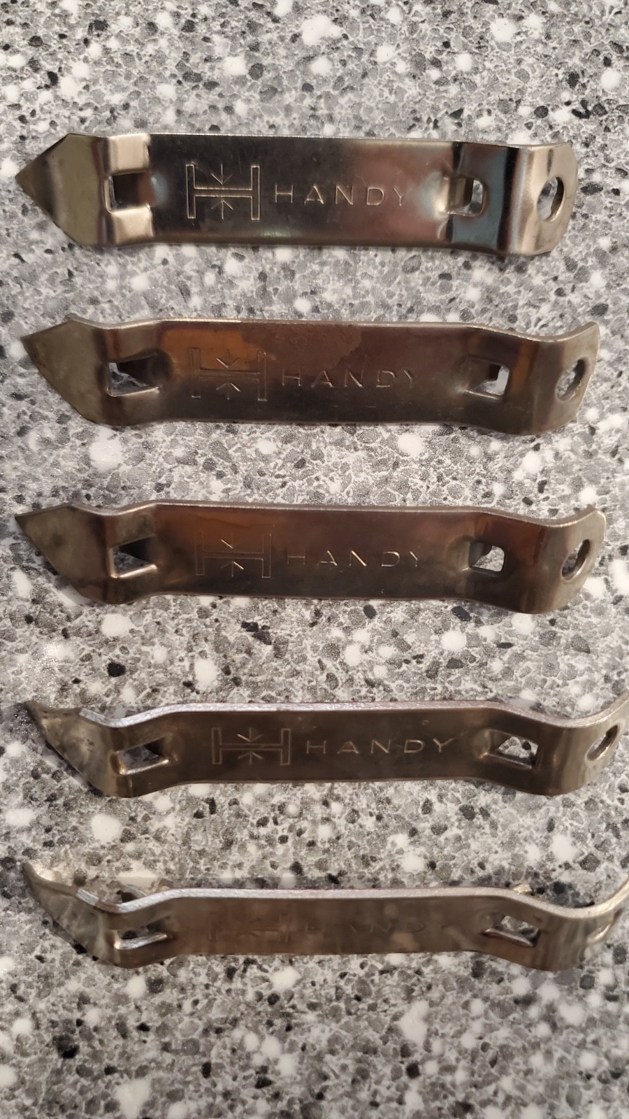 Vintage Handy Button N.Y.C Bottle and Can Opener Lot (5) 