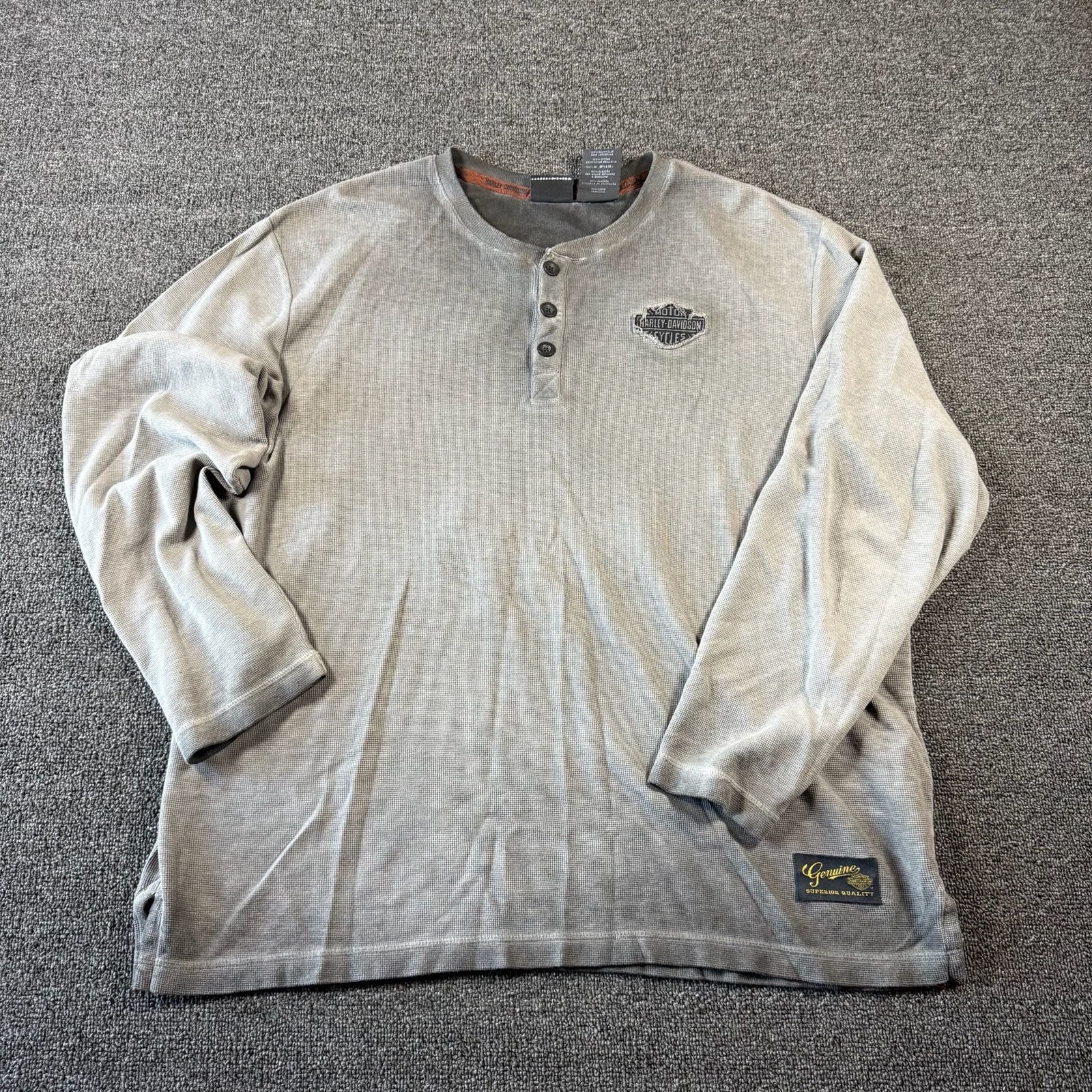 Harley-Davidson 2000s Thermal Eagle Henley Size XL