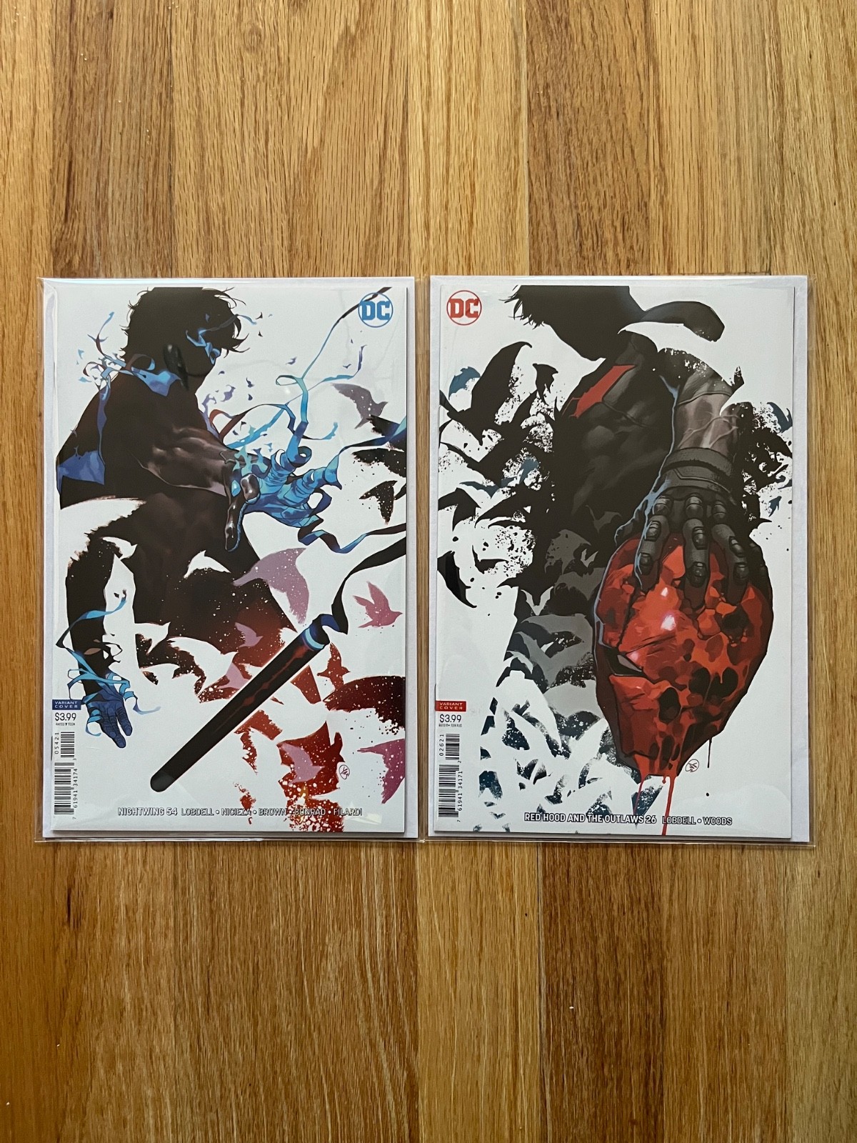 Nightwing #54 Red Hood Outlaws #26 Yasmine Putri Cover B Variants NM 2 Book Lot