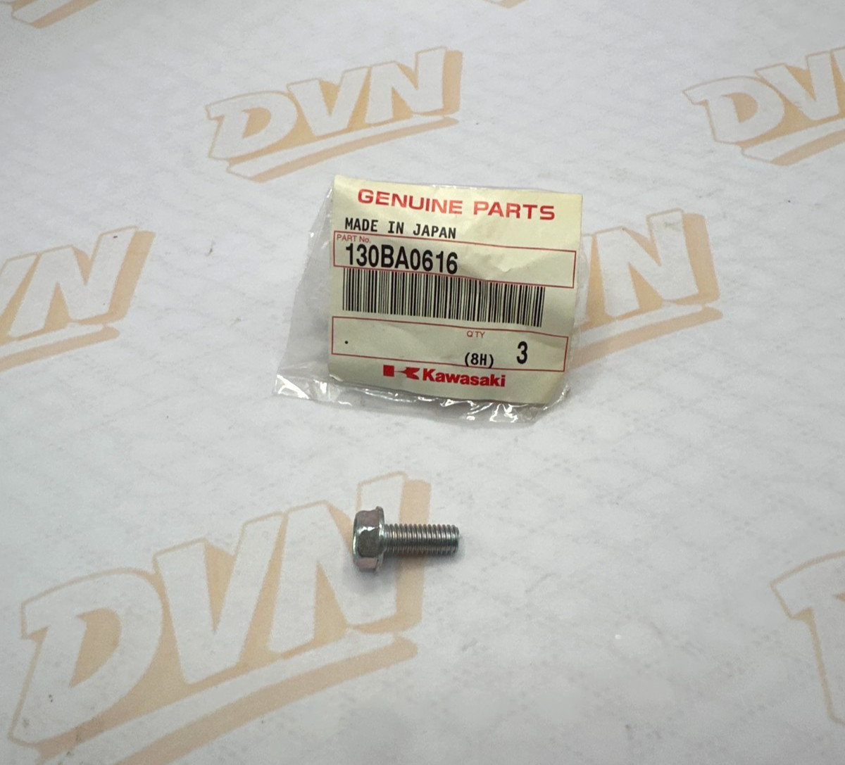 Kawasaki ZX-10R Flanged Bolt 6X16 NOS 130BA0616 (L-2170)
