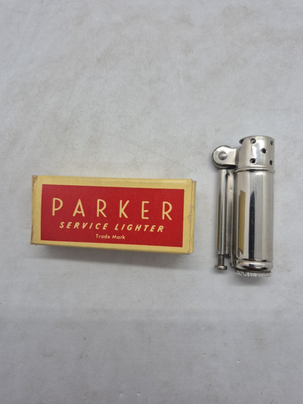 WWII Era Parker Service Lighter Trench Lighter With Box