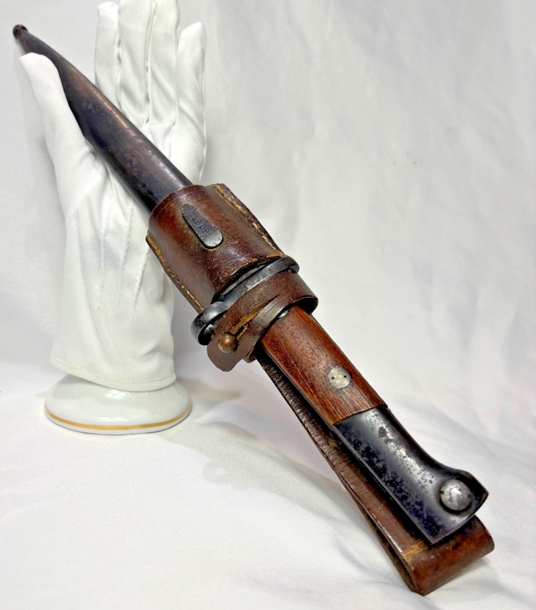 Yugoslavian M48 Mouser Bayonet Matching Numbers With Frog
