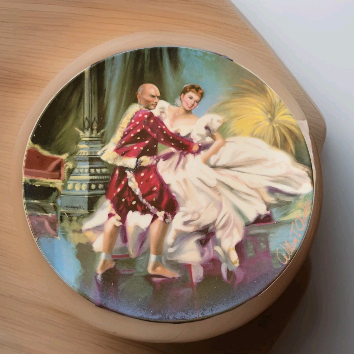 1985 Edwin M Knowles Shall We Dance Collector\'s Plate with COA in Original Box