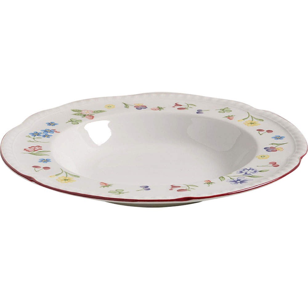 Johnson Brothers Fleurette Rimmed Soup Bowl 1849270