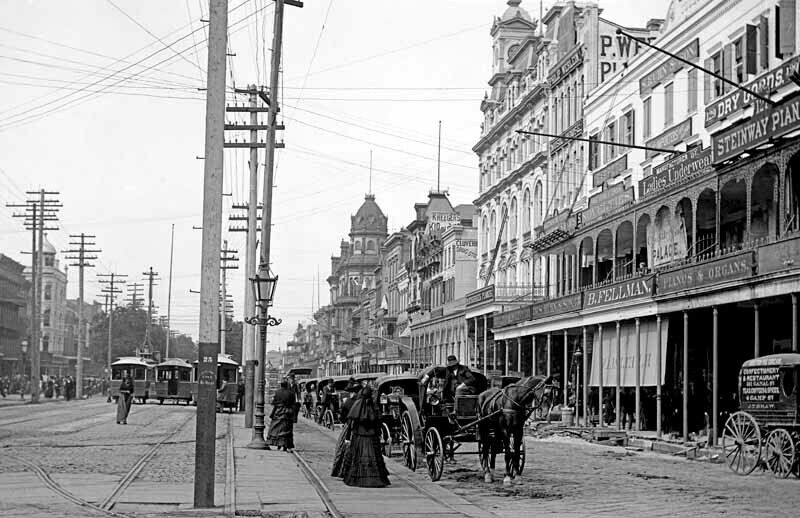 1880-1897 Canal St, New Orleans, Louisiana Vintage Photograph 11\