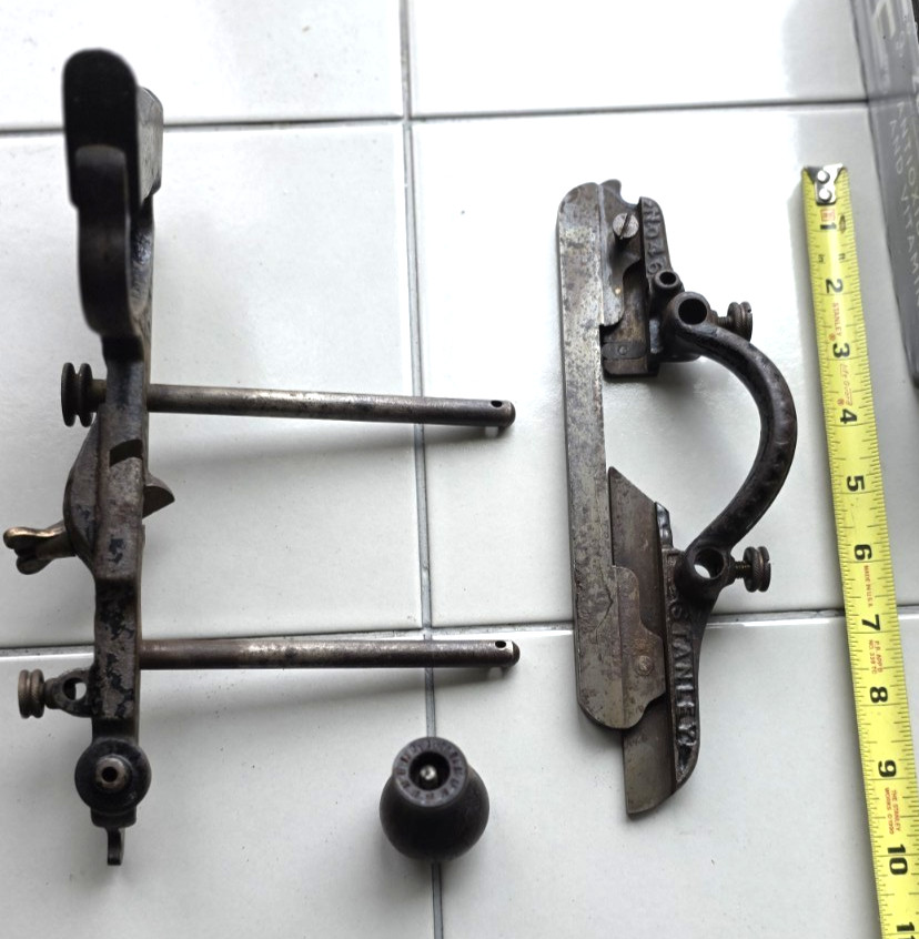 Vintage Stanley No. 46 Combination SKEW Plough Plane Late 1800\'s?