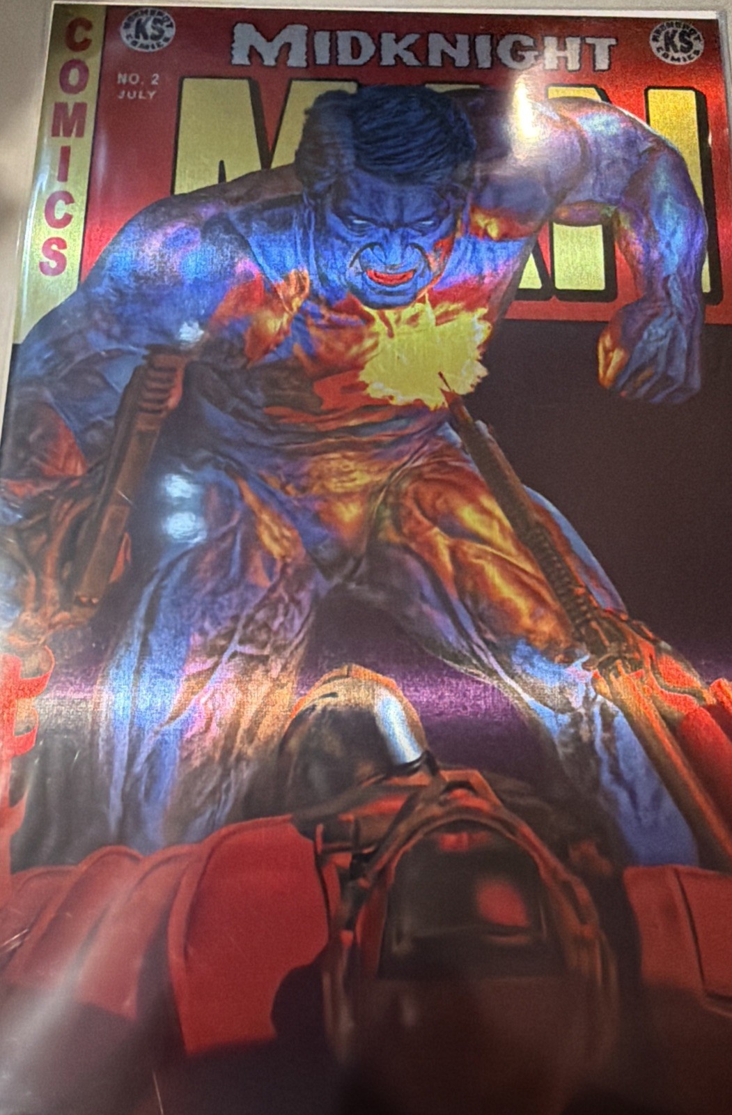 Mark Spears Minknight Man #2 Metal Exclusive EC Homage Exclusive Mark Spears Minknight Man #2 Metal Exclusive EC Homage Exclusive