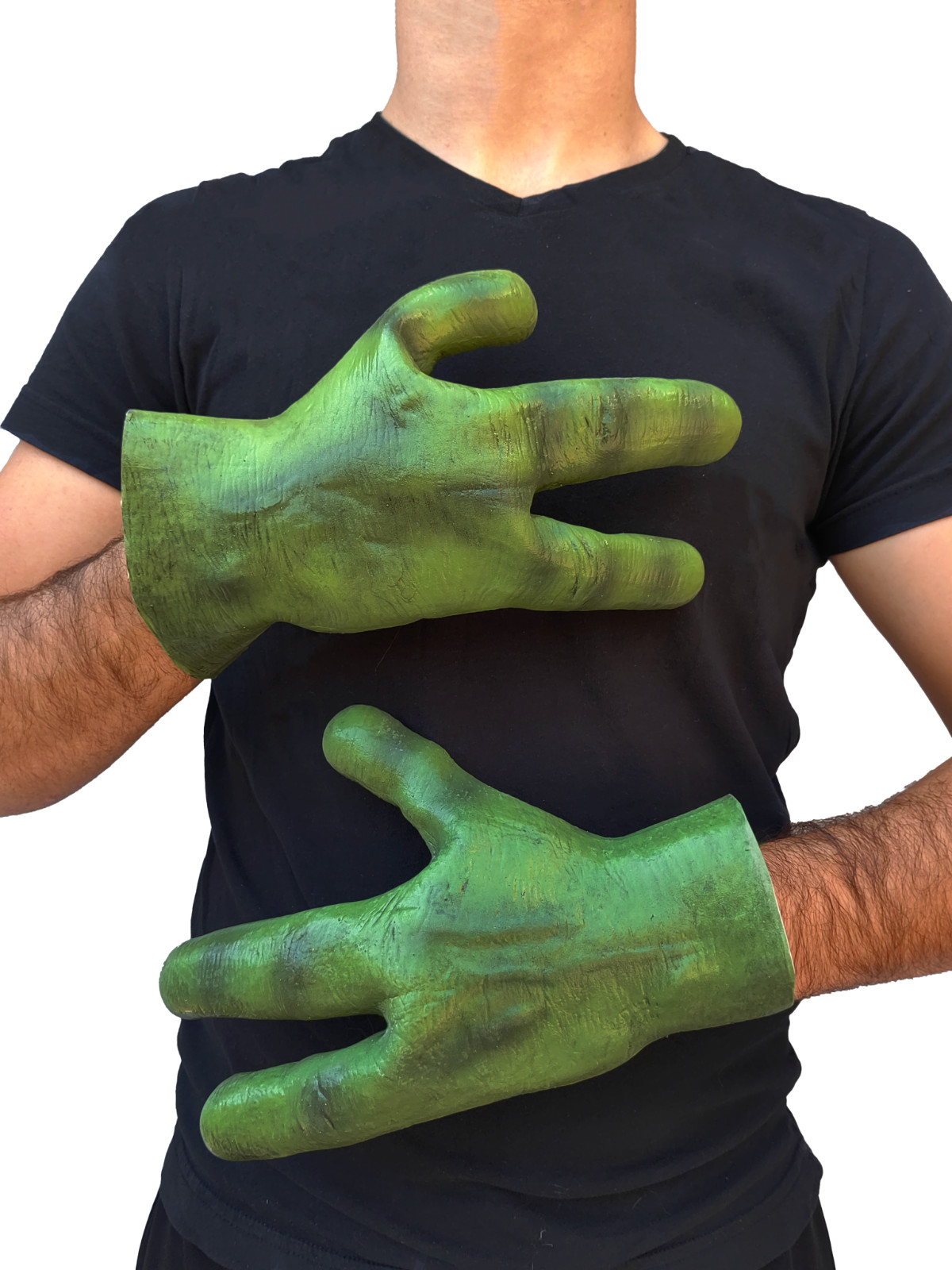 Ghoulish Productions Green Alien Hands Halloween Costume Cosplay