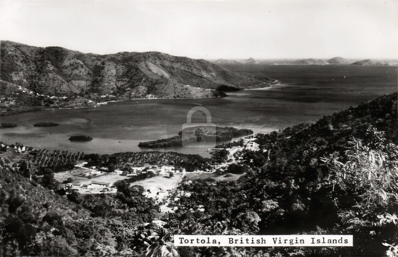 British Virgin Islands 1964 Tortola RPPC Photo Postcard COPY