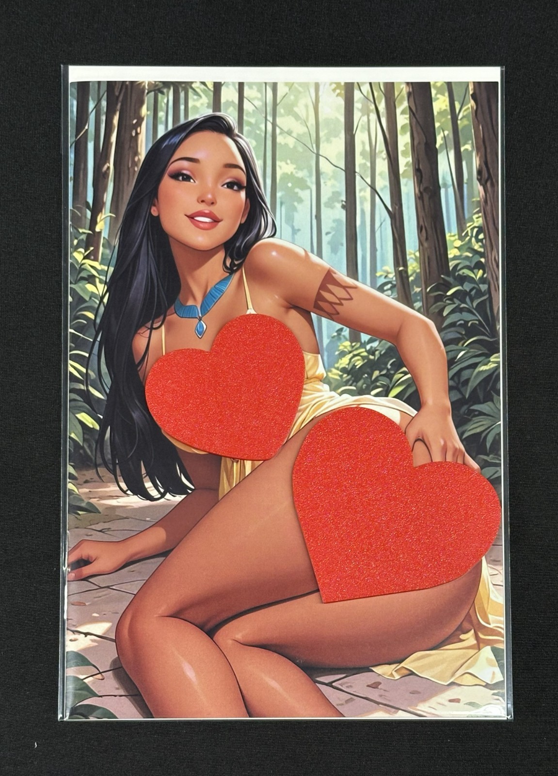 Keys Comics Pocahontas Disney Princess Ultra Rare 'Yellow Panties