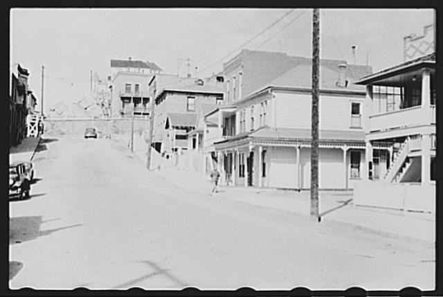 Photo:Butte Montana 1942 Silver Bow County Street Scene Houses FSA