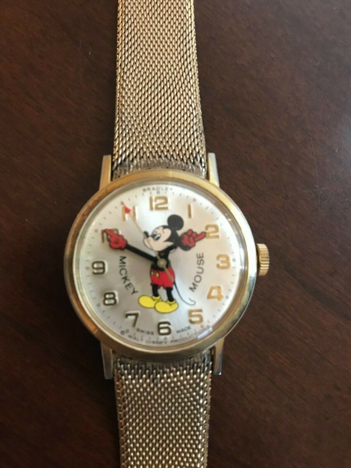 Disney vintage Mickey Mouse wrist watch - by Bradley